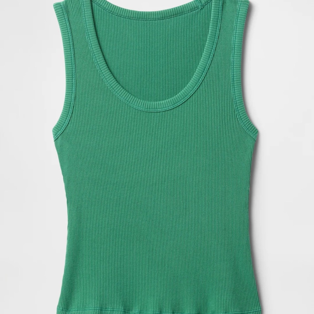 GAP Green Ribbed XL Top